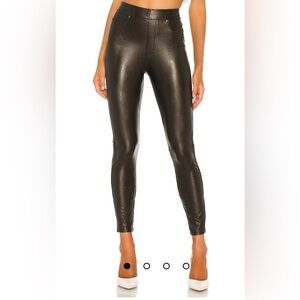 SPANX Like Leather Skinny Pant in Classic Black size L